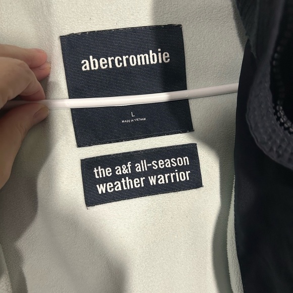 Abercrombie Navy All Season Weather Warrior Hooded Jacket Girls Kids Size Large. - Picture 7 of 14